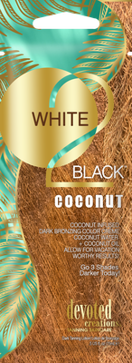 Packet- White 2 Black Coconut Dark Bronzing Lotion