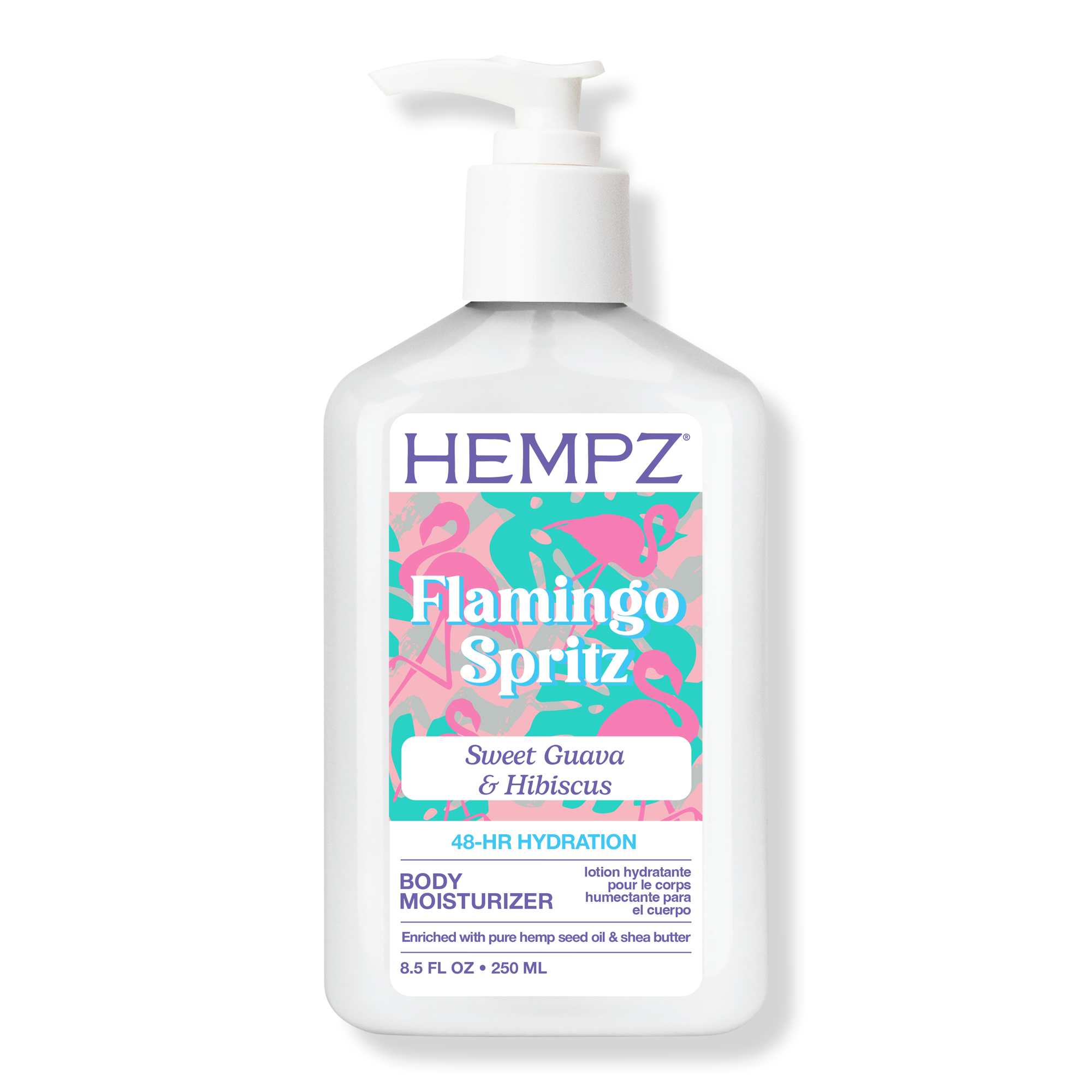 Hempz Flamingo Spritz Body Moisturizer – Sweet Guava & Hibiscus