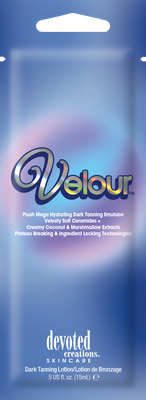 Packet- Velour Plush Mega Hydrating Dark Tanning Emulsion