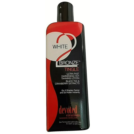 White 2 Bronze Tingle Darkening Lotion