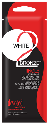 Packet- White 2 Bronze Tingle Dark Tanning Lotion